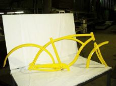 Порошковая покраска рамы велосипеда