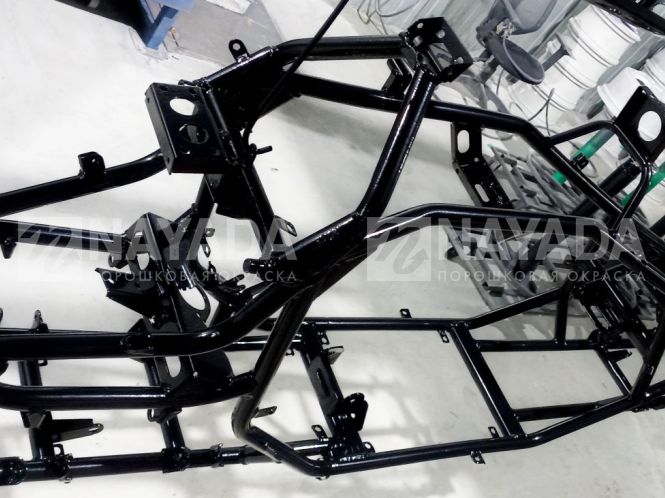 Окраска деталей мотоциклов и велосипедов