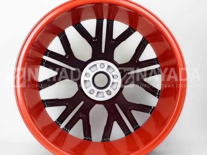 Диски R21 – 9005 глянец + 3020 глянец