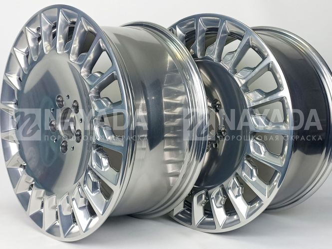 D19 Зеркальная полировка с порошковым лаком