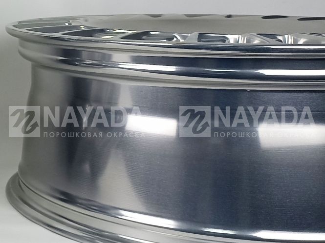 D19 Зеркальная полировка с порошковым лаком