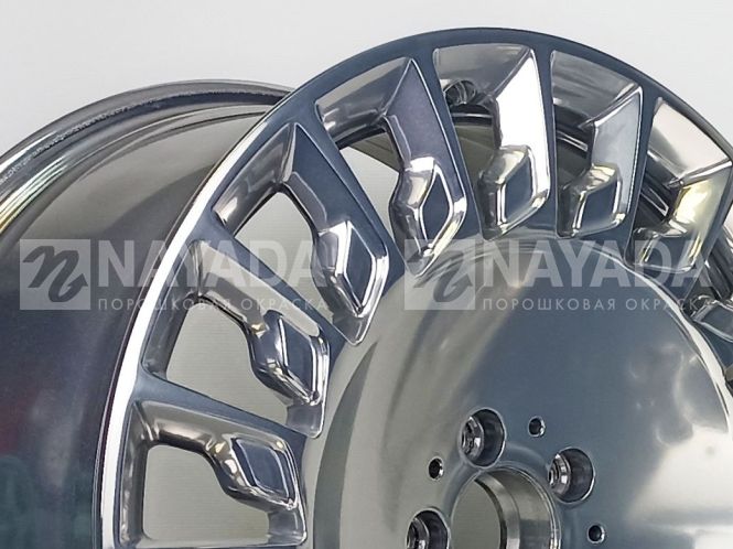 D19 Зеркальная полировка с порошковым лаком